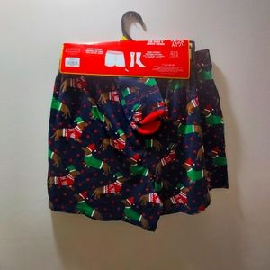 Christmas boxers and socks